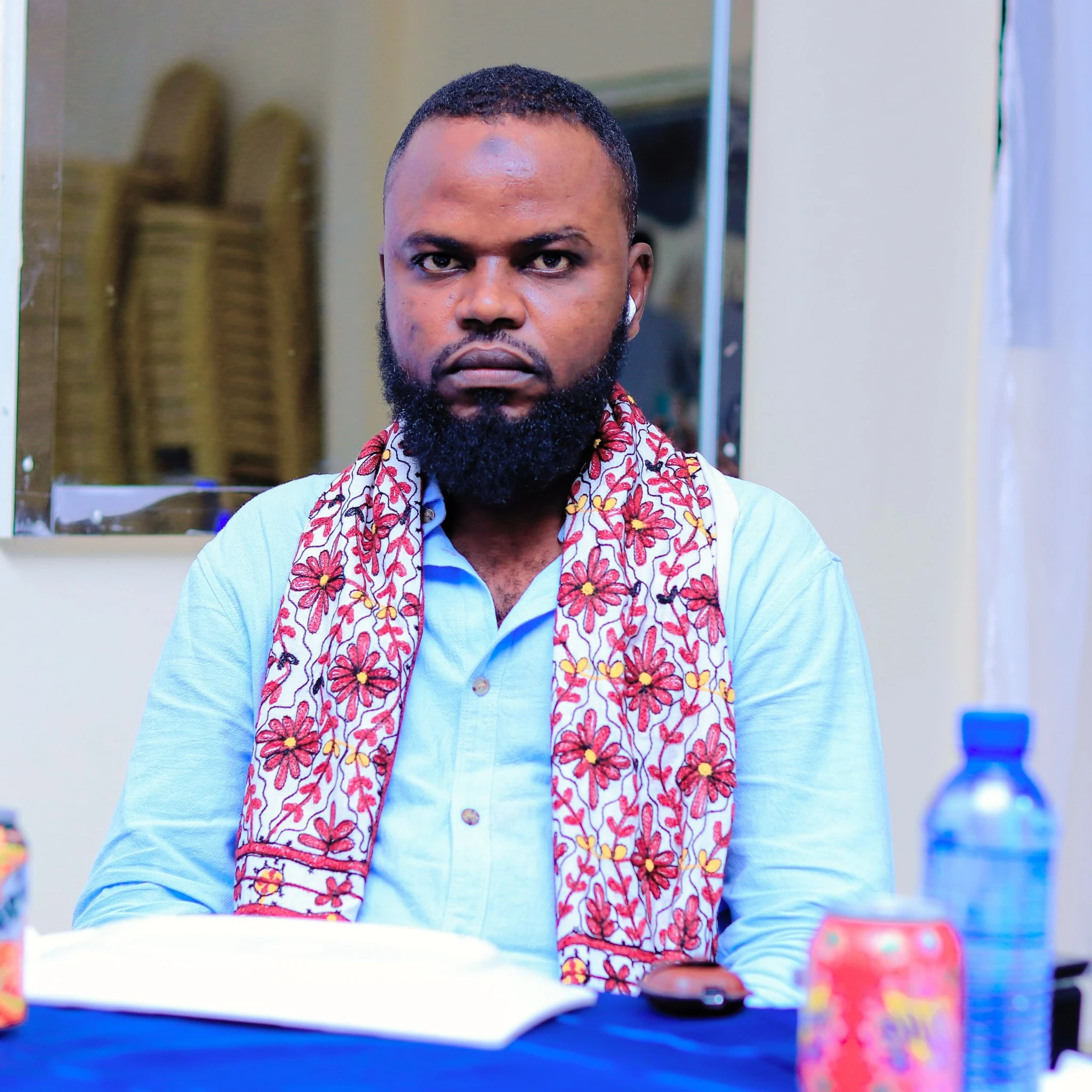 Mideeye speaker at a public advocacy event
